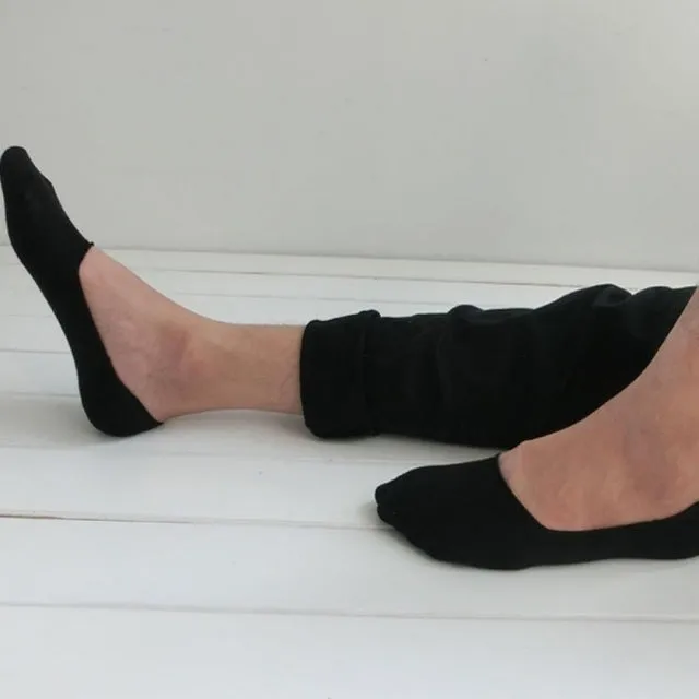 1Pair Fashion Unisex Women Men Loafer Boat Non-Slip Invisible No Show Nonslip Liner Low Cut Soft Breathable Cotton Short Socks