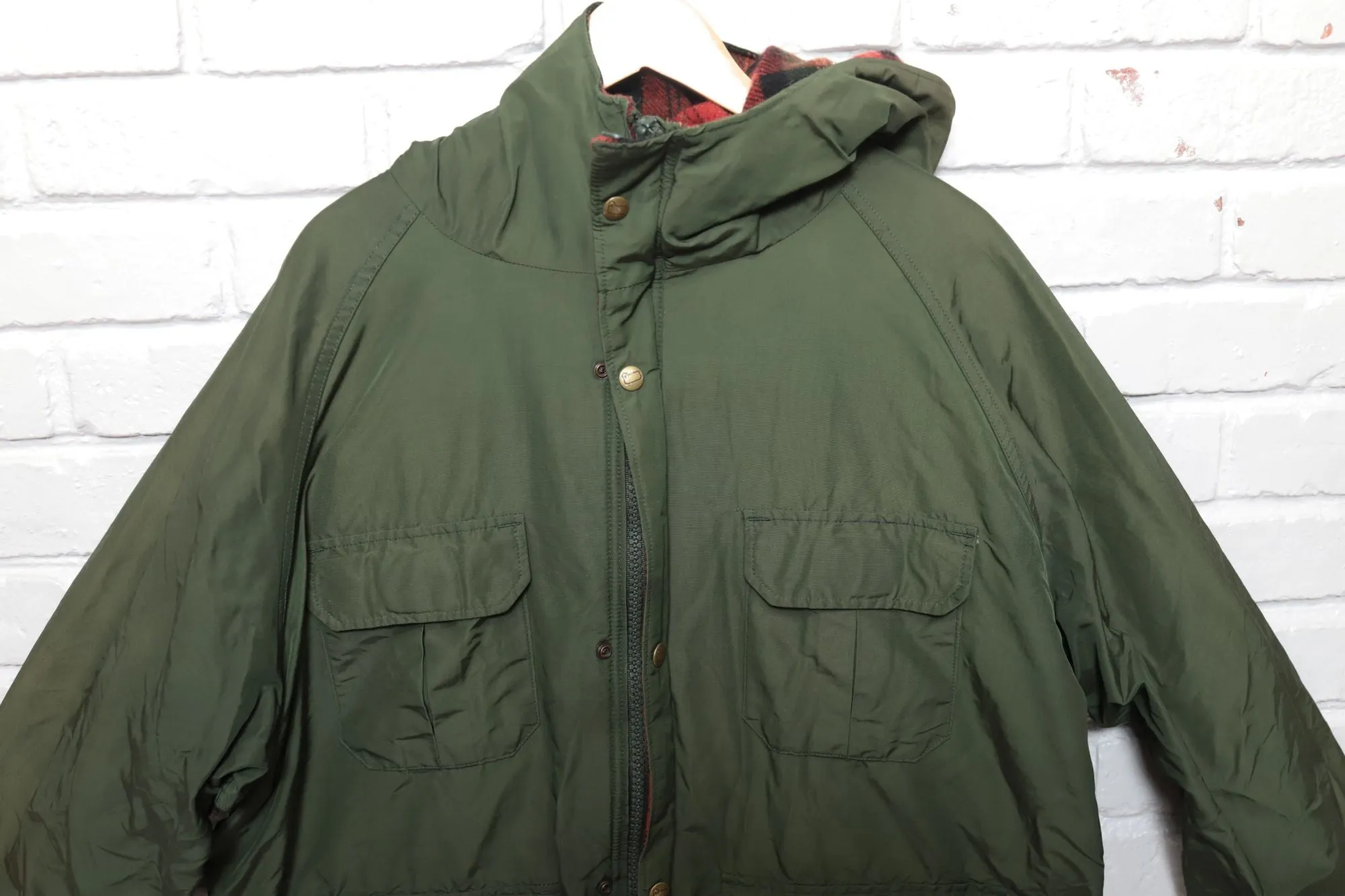 80s Vintage Woolrich Wool Lined Jacket Size XL