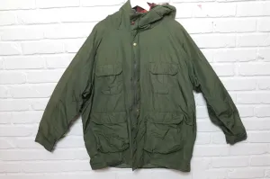 80s Vintage Woolrich Wool Lined Jacket Size XL