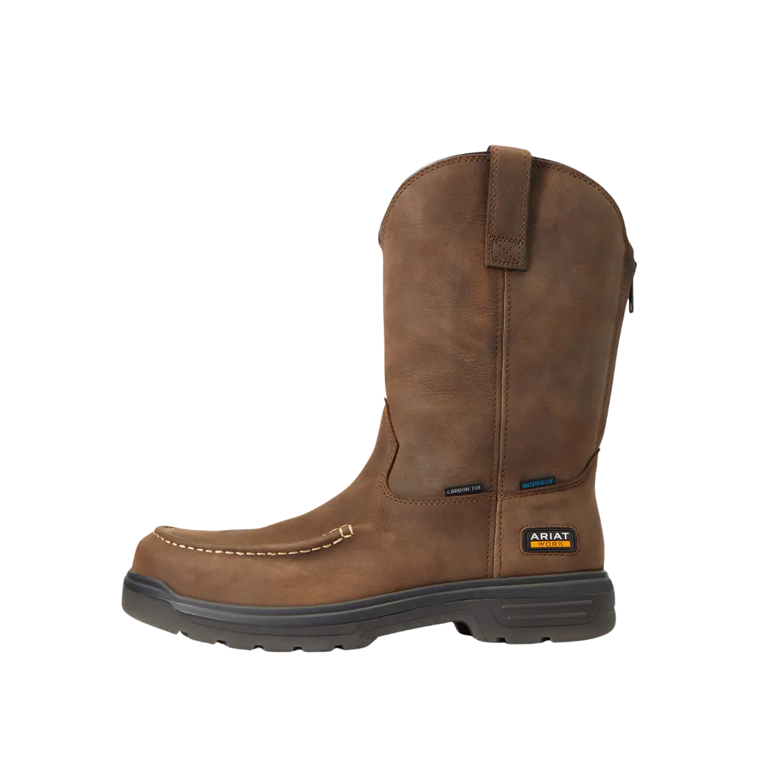 Ariat Men's Turbo Moc Waterproof Carbon Toe Work Boot