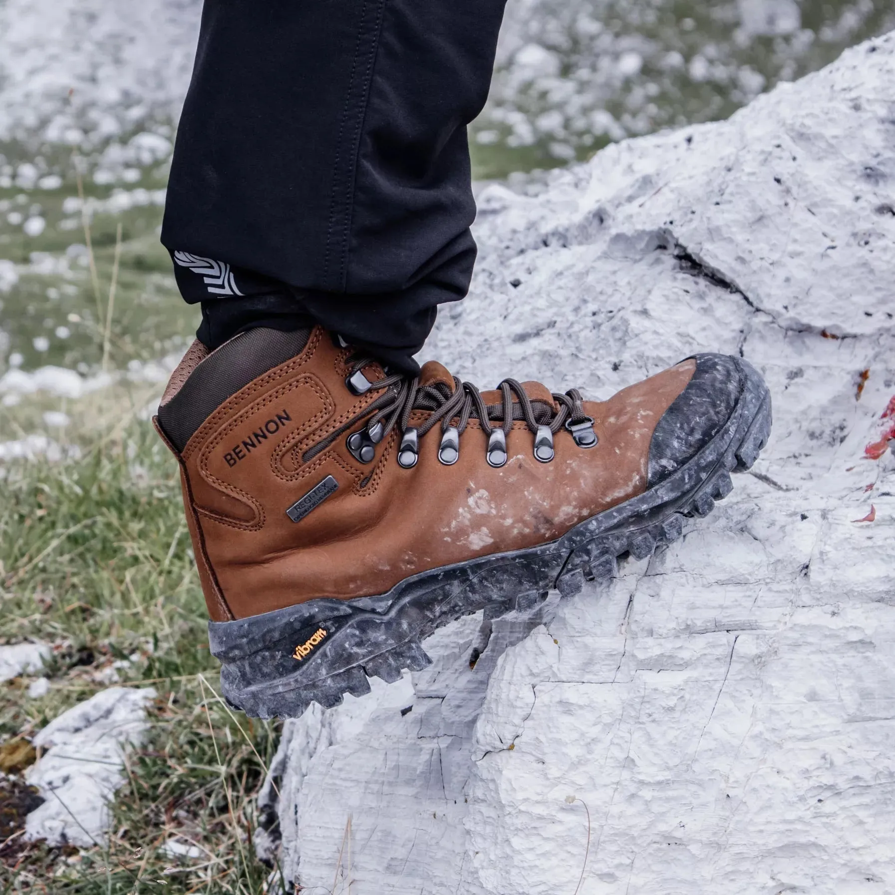 Bennon trekking ankle boots TERENNO High - Brown