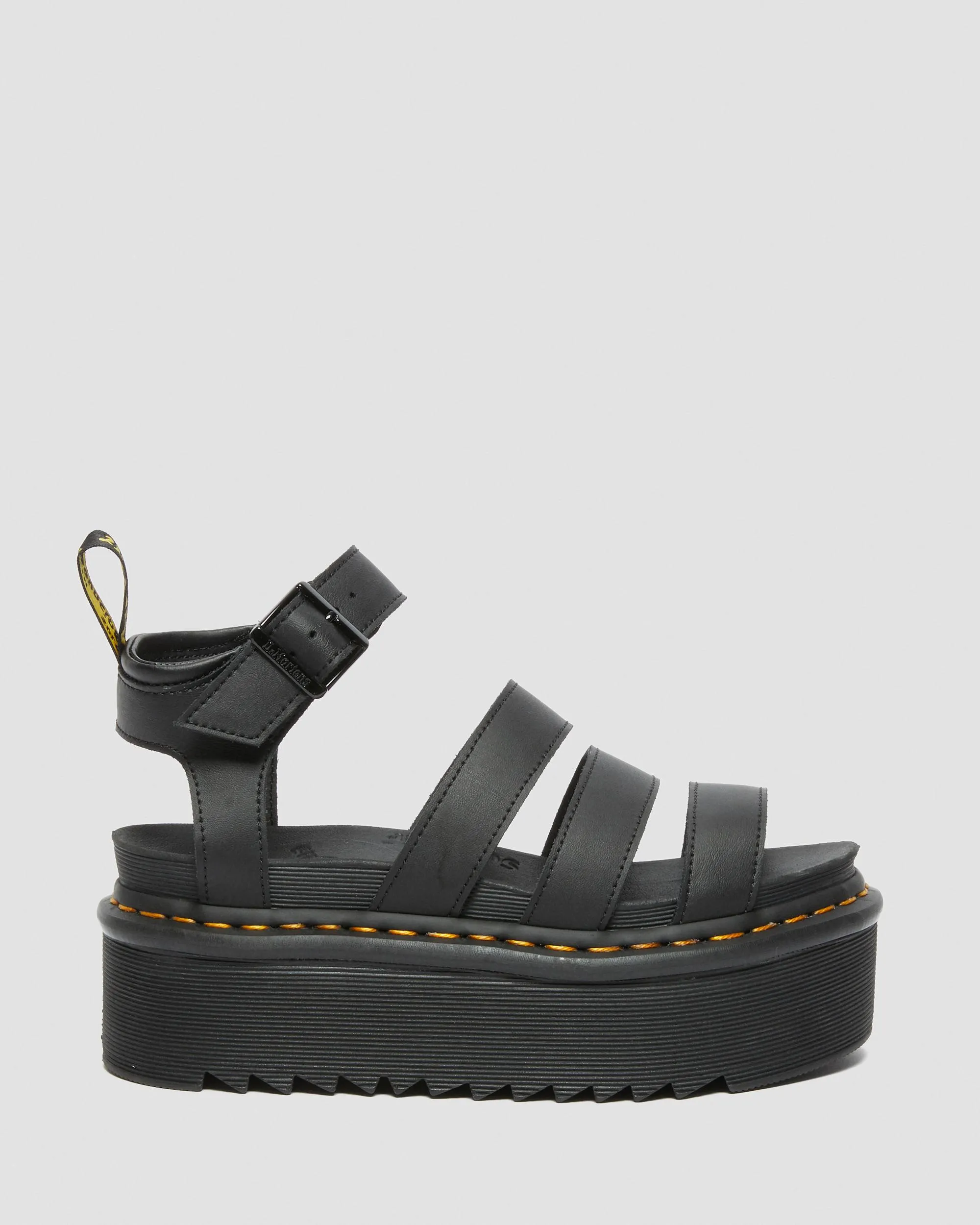 Blaire Hydro Leather Platform Sandals with Strap Dr. Martens