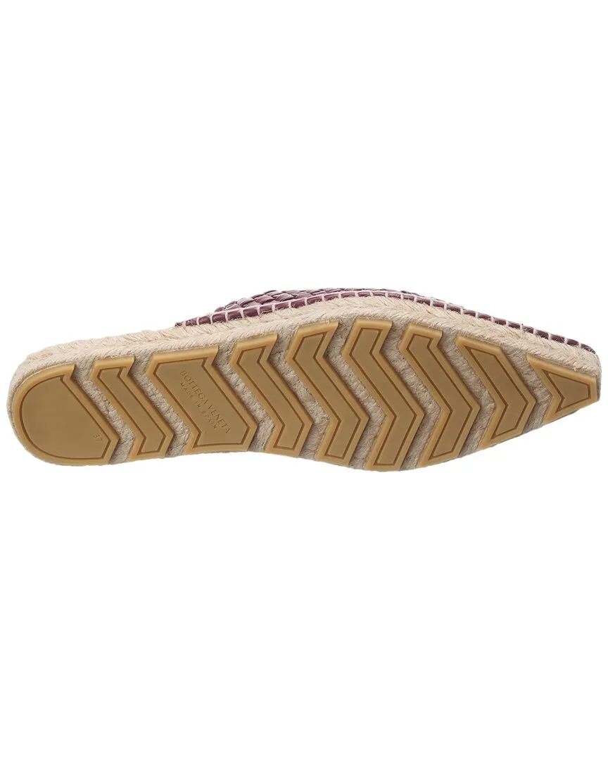 Bottega Veneta Intreccio Leather Espadrille