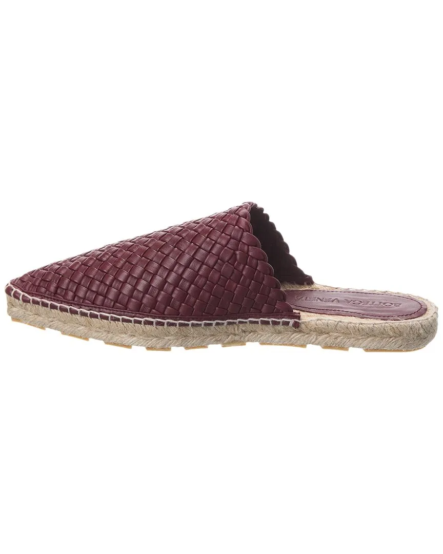 Bottega Veneta Intreccio Leather Espadrille