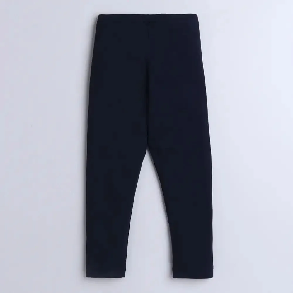 Butterfly Sleeves Frill Top Leggings Set