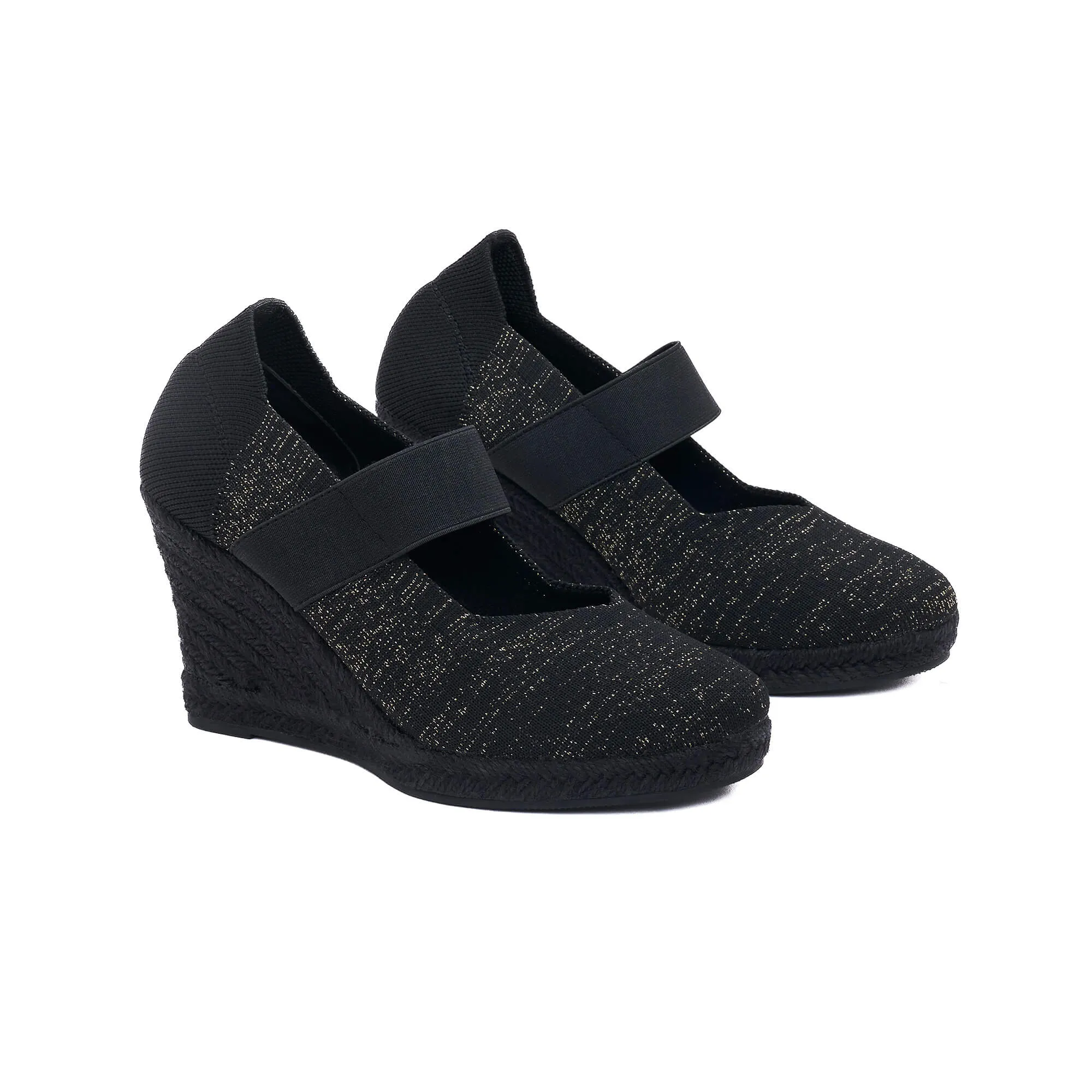 Catania Black Nude Espadrilles