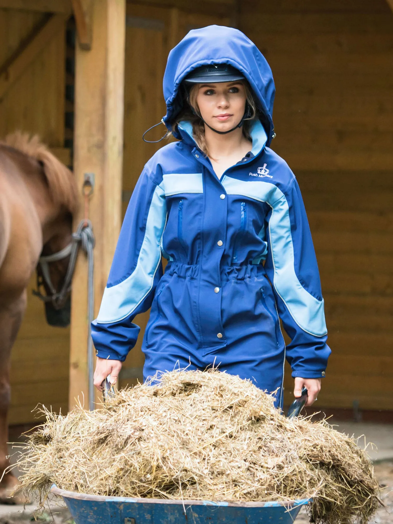 CLASSIC BLUE Original Posh Muckerz® Ladies Coveralls