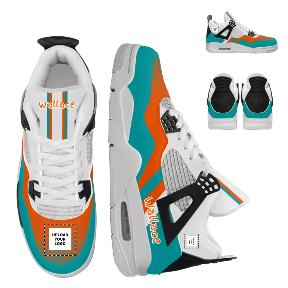Company logo gifts, Personalized Corporate Gifts and Employee Gifts Personalized Sneakers, Custom Sneakers, Put name or business name on it, AJ4-C05106