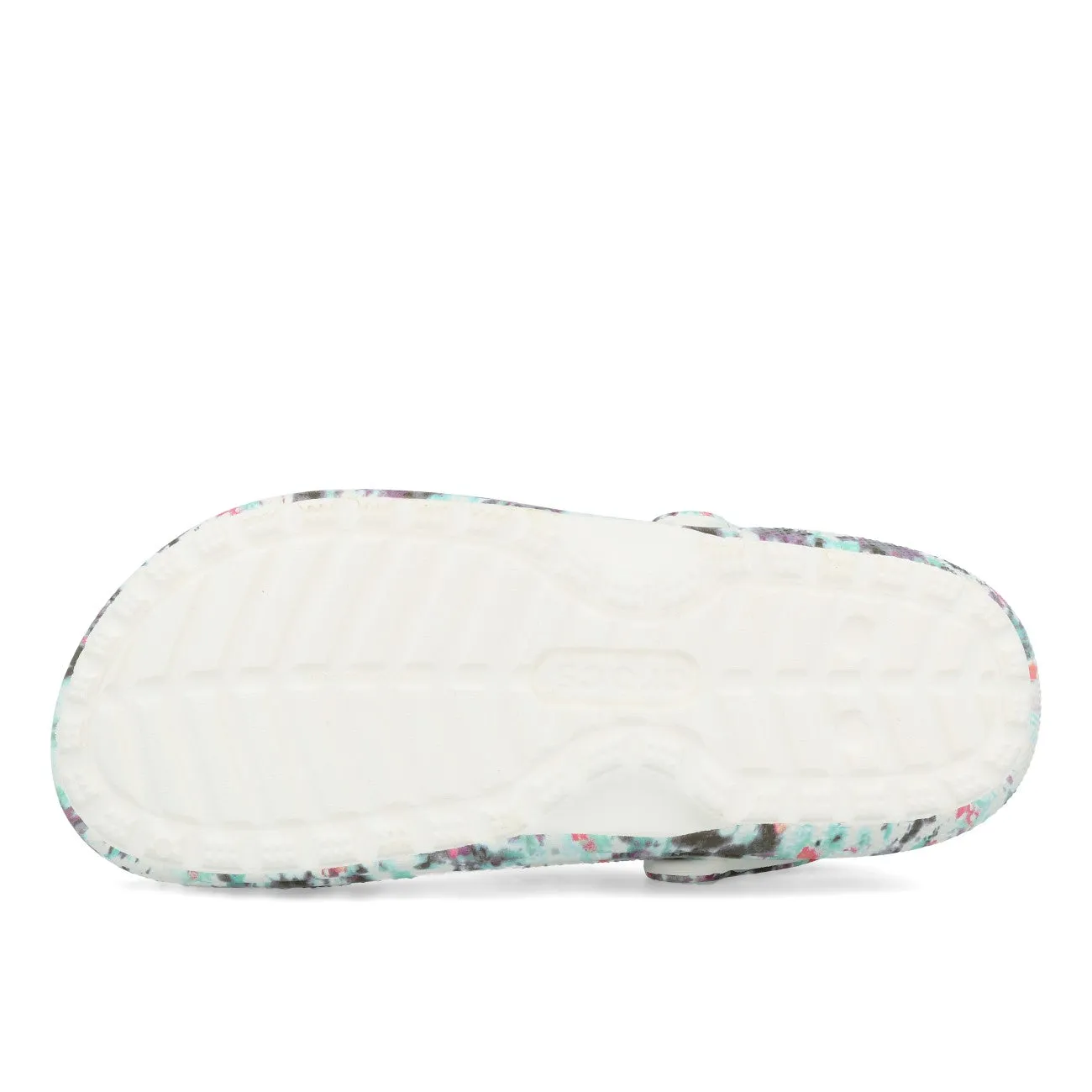 Crocs Classic Lined Tie Dye Clog Pure Water Multi