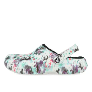 Crocs Classic Lined Tie Dye Clog Pure Water Multi