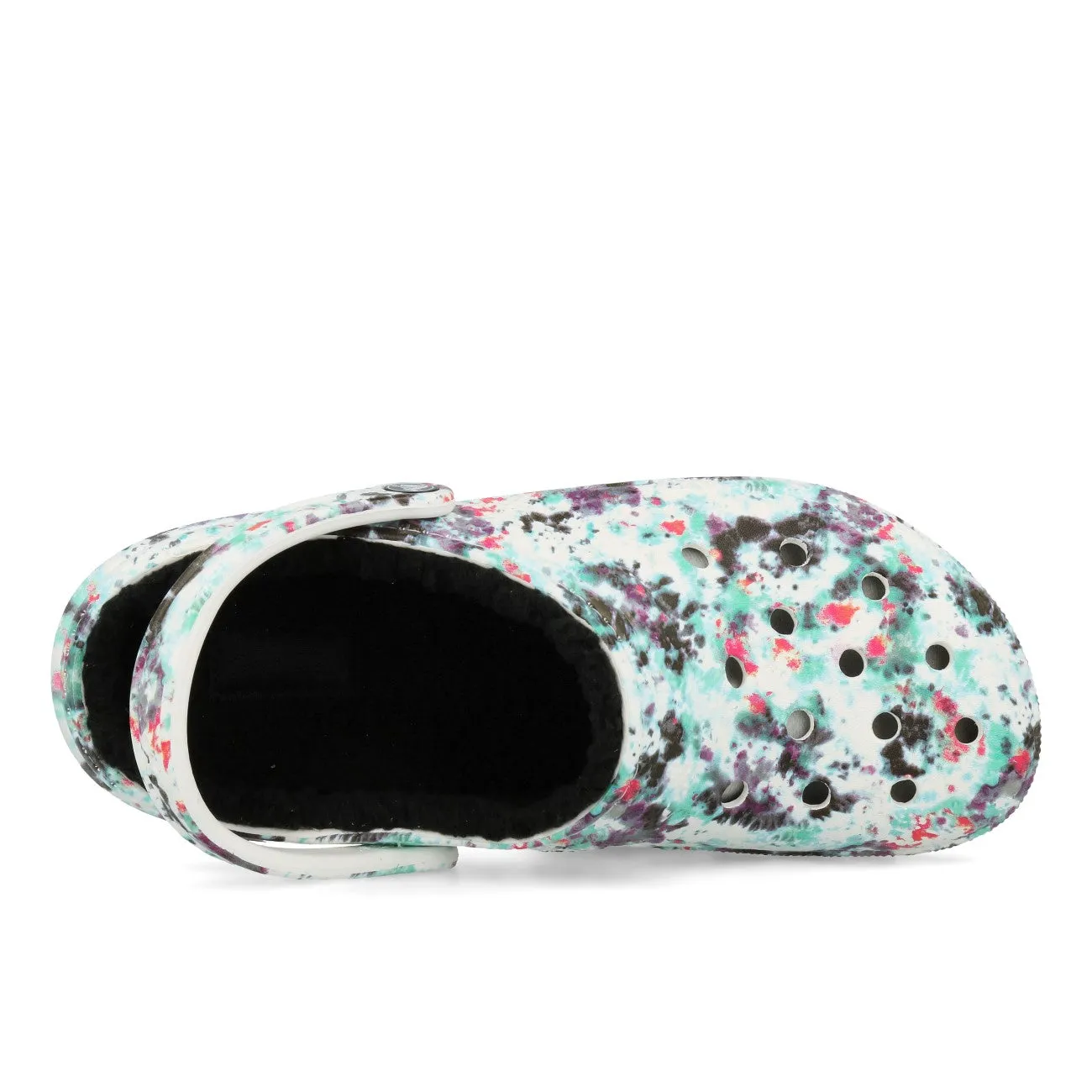 Crocs Classic Lined Tie Dye Clog Pure Water Multi