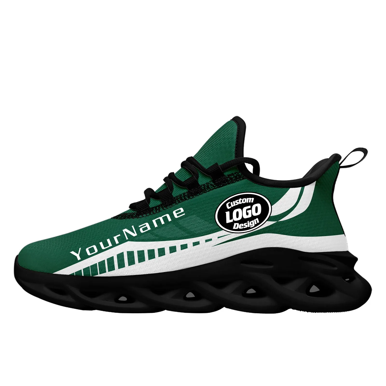 Custom Green White New York Maxsoul Shoes Personalized Sneaker FN003-D020325-28