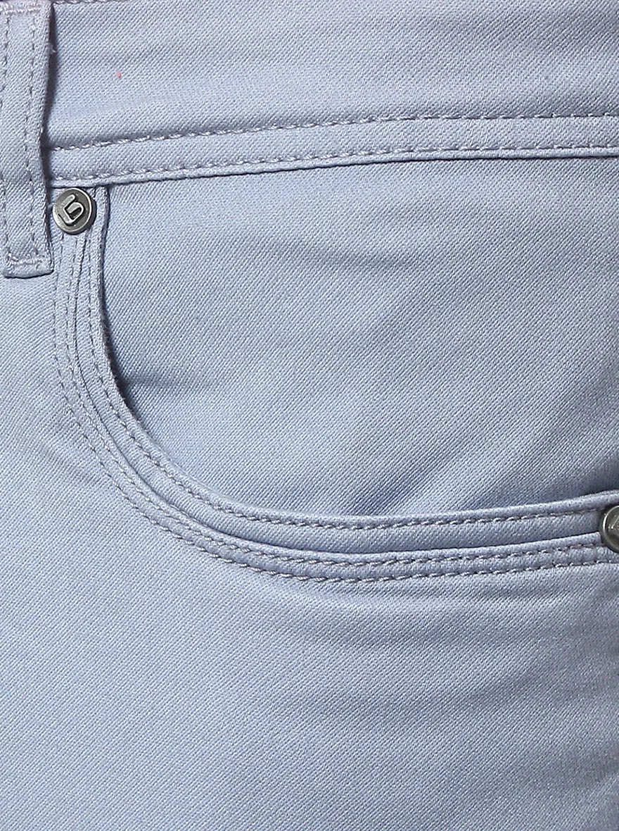 Federal Blue Solid Straight Fit Jeans | JadeBlue
