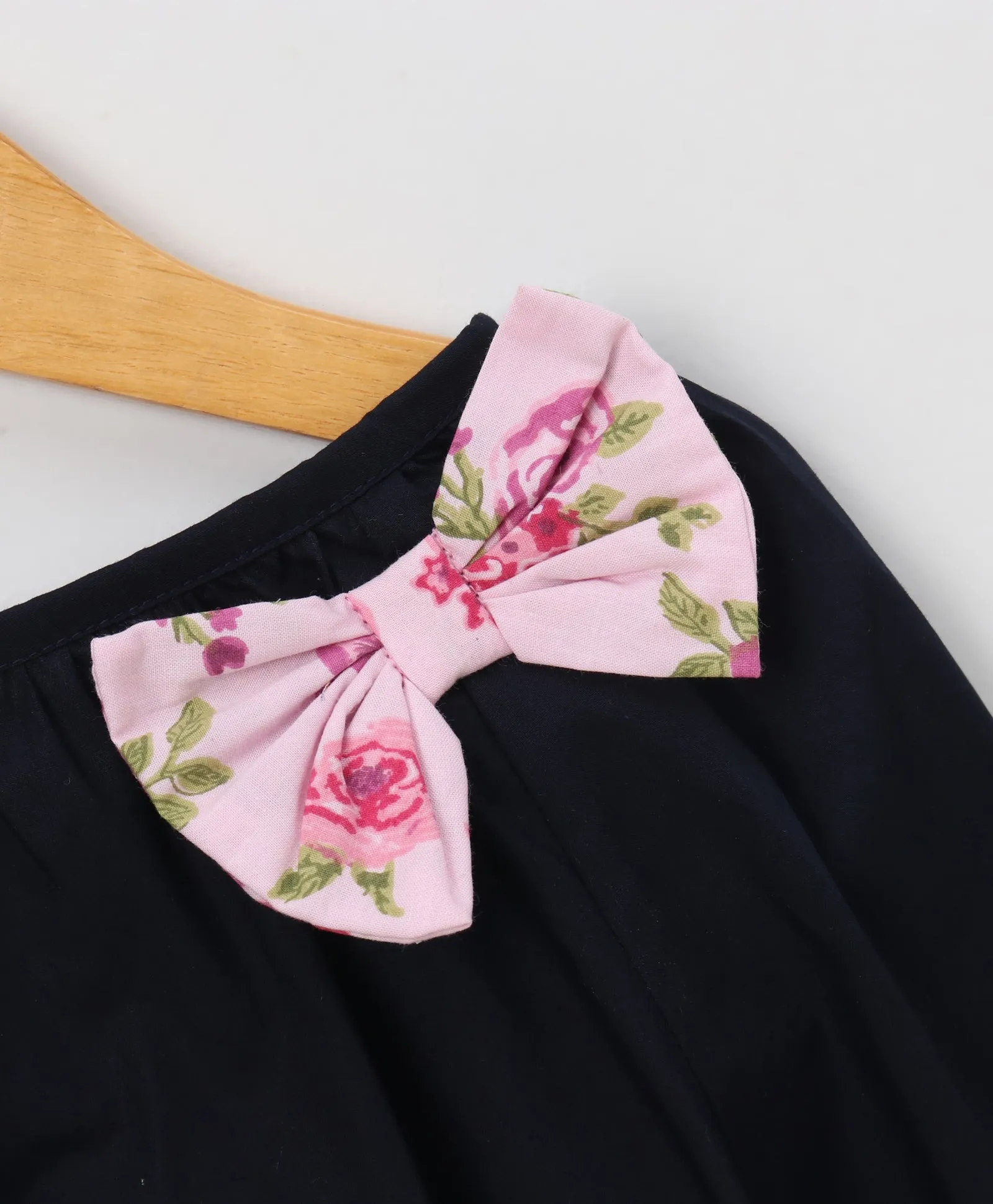Floral Bell Sleeves with Belt Palazzo Set