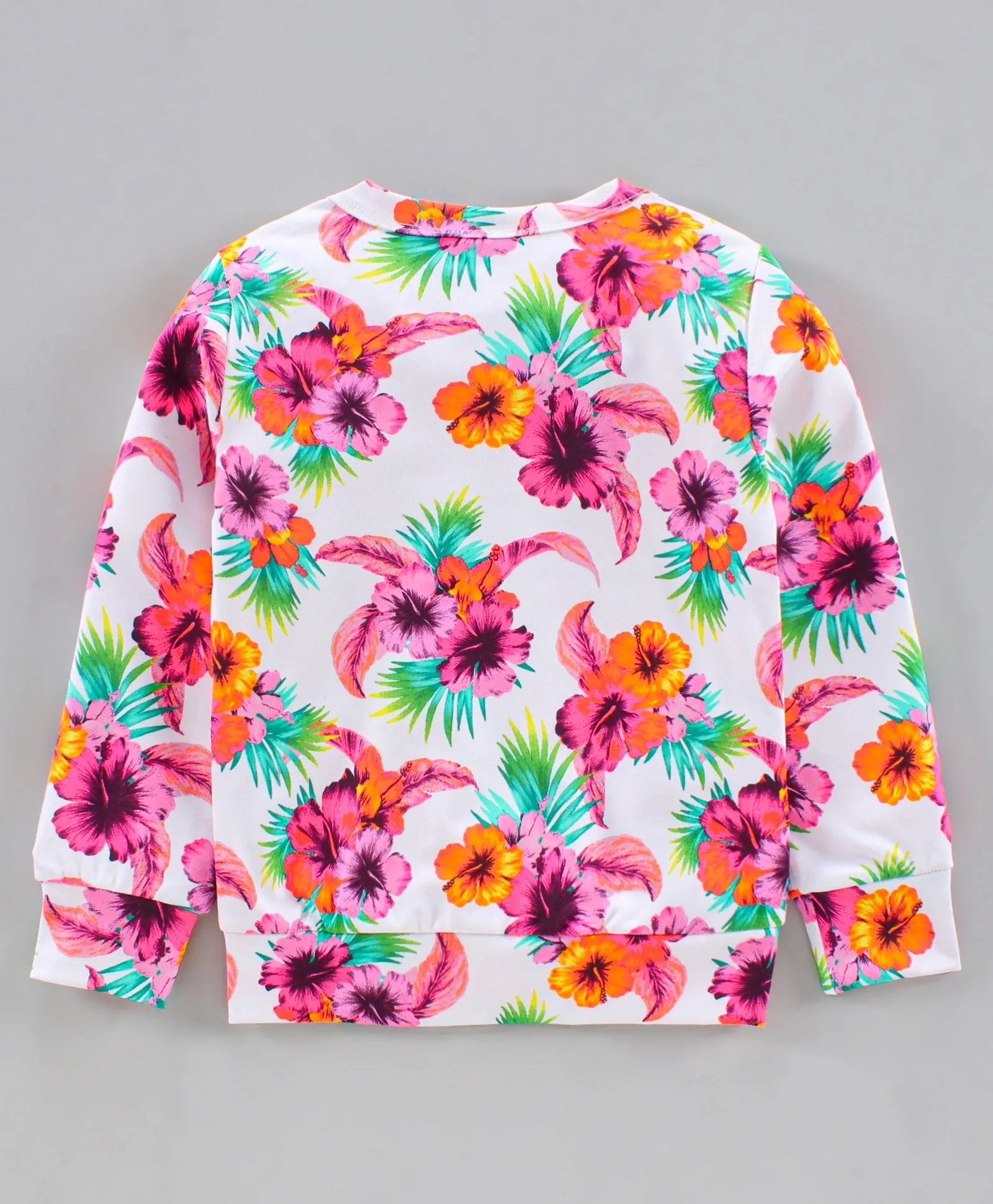 Floral Printed Top with Leggings Set