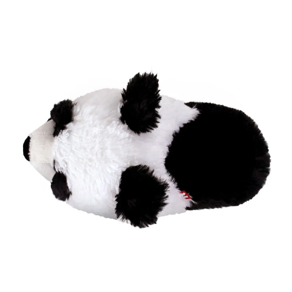 Fuzzy Panda Slippers
