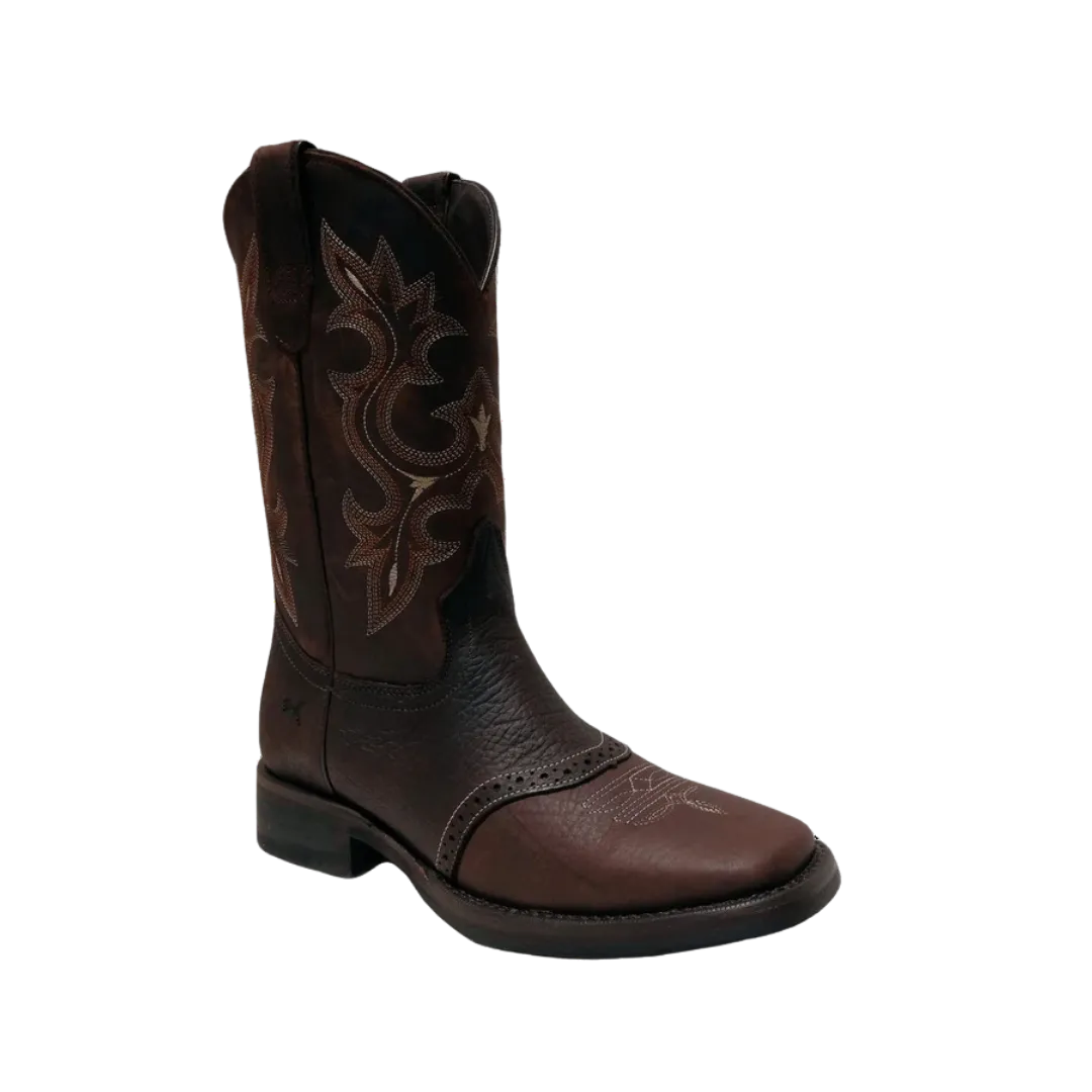 International M Men's Pecos Bill Brown Stitch Square Toe Boot