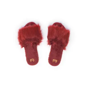 Malvados Womens Slumber Slipper Merlot