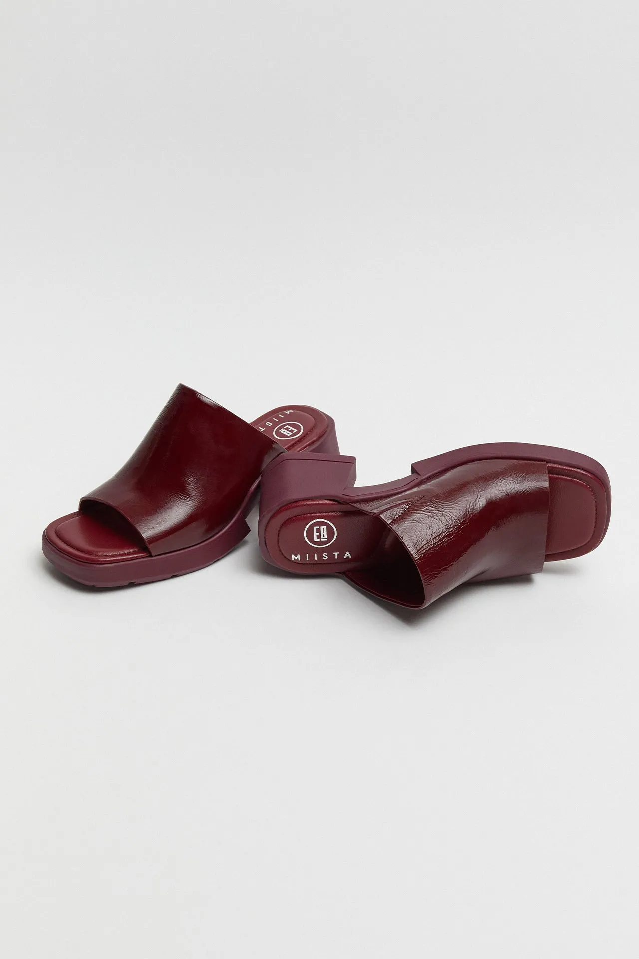 miista - clarin burgundy mule sandal