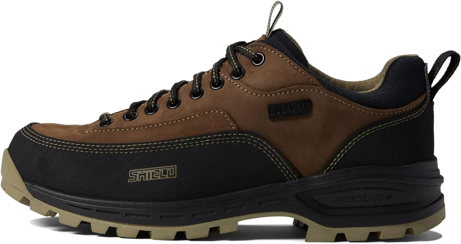 Mountain Stalker Pro 3" WP Hiker Rocky Hiking Shoes, Black/Brown