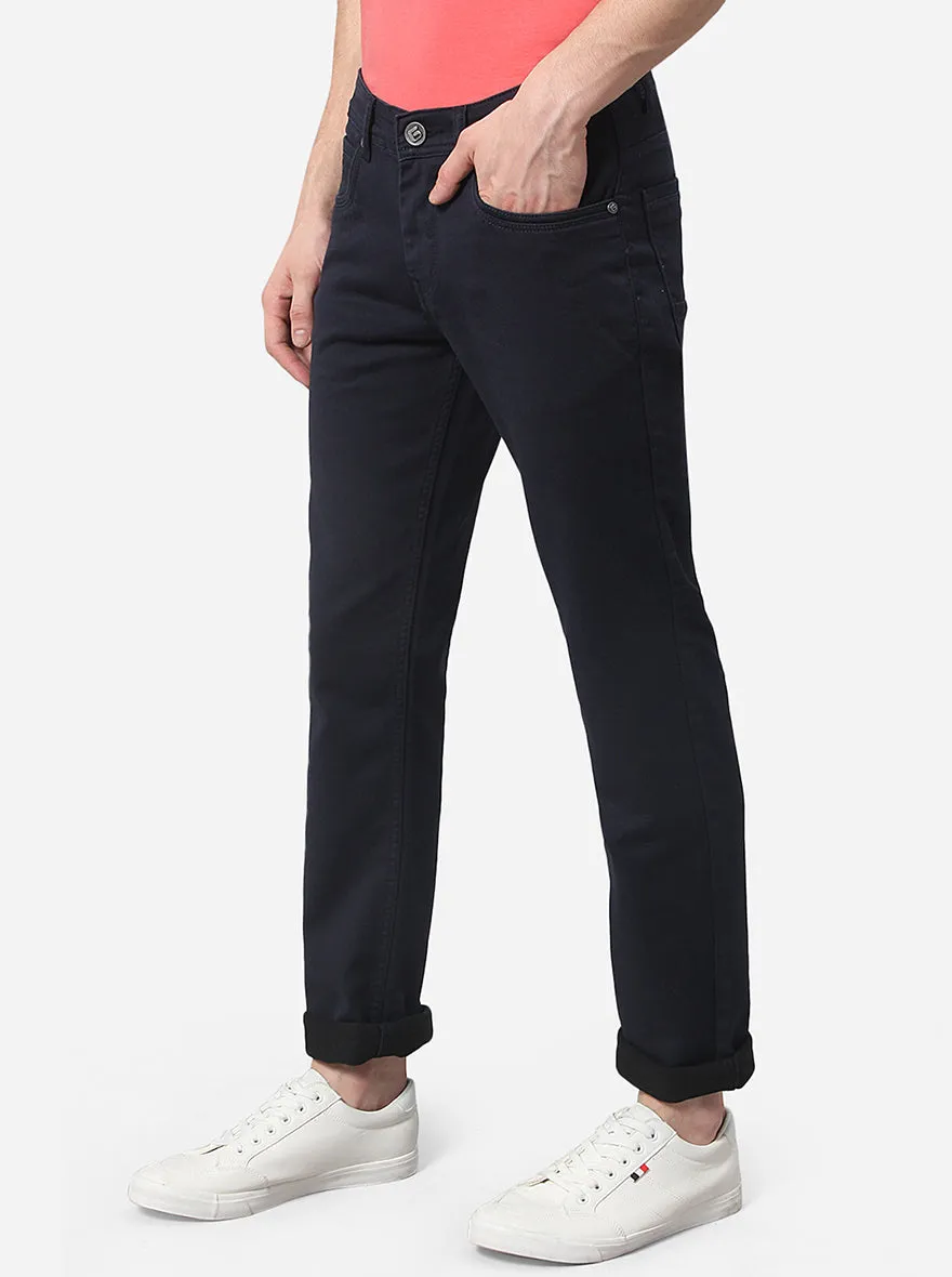 Night Blue Washed Narrow Fit Jeans | Greenfibre
