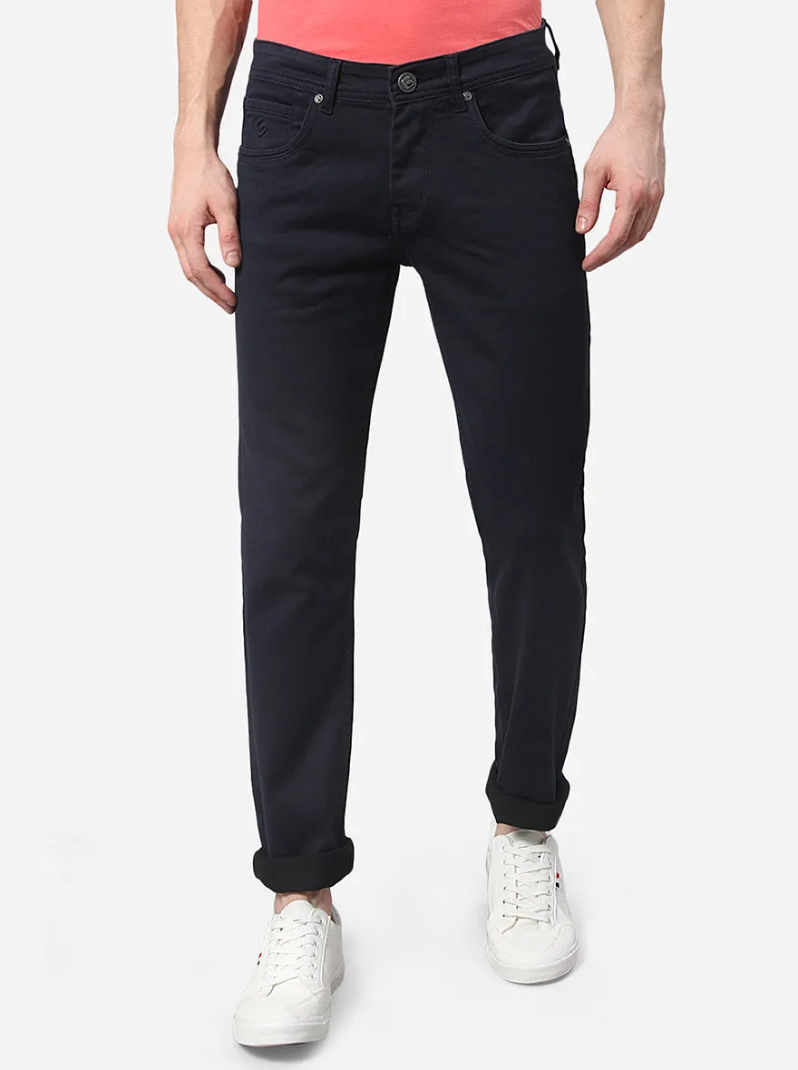 Night Blue Washed Narrow Fit Jeans | Greenfibre