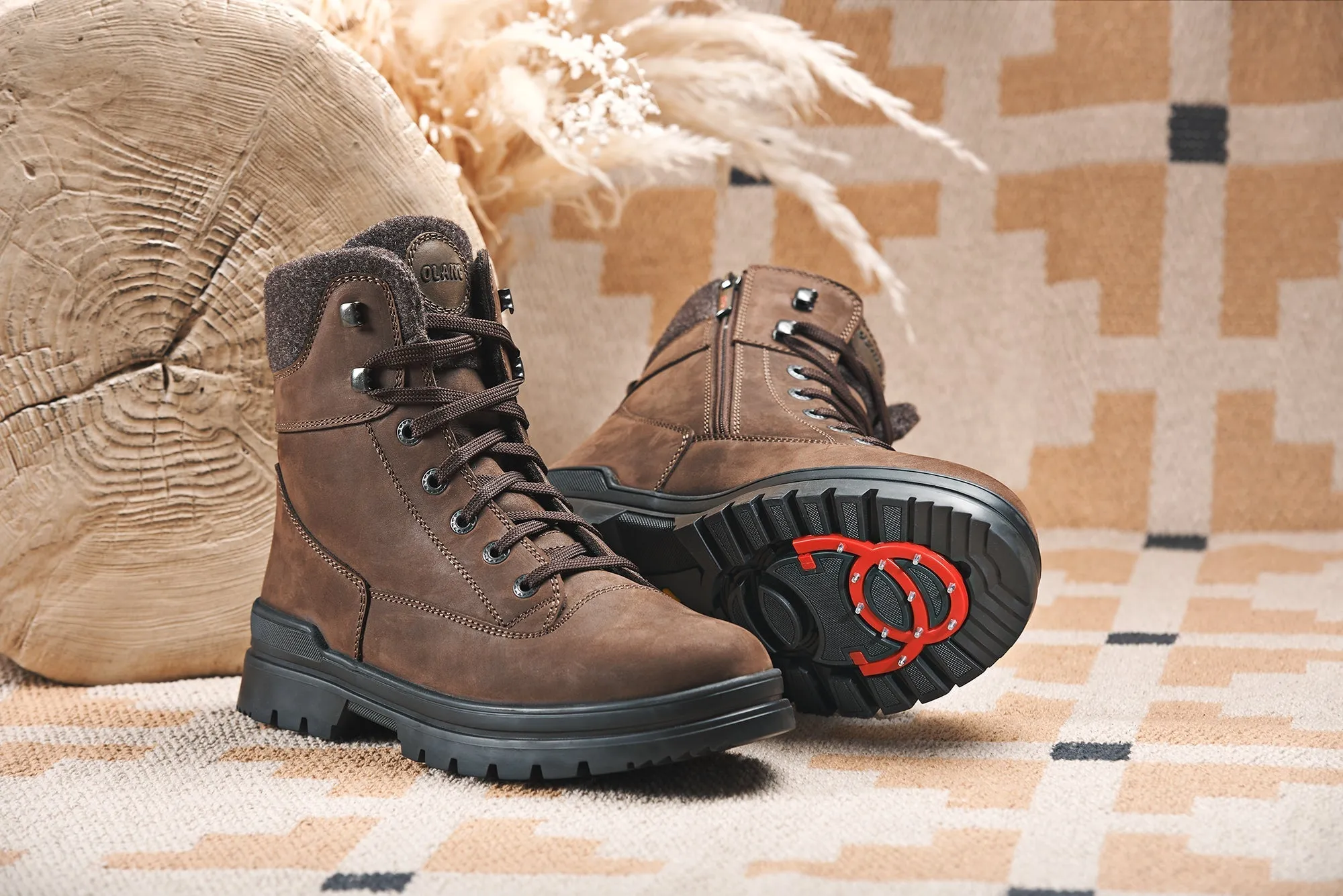OLANG ORFEO Mens Insulated Waterproof Winter Boots - Durable and Stylish Outdoor Footwear