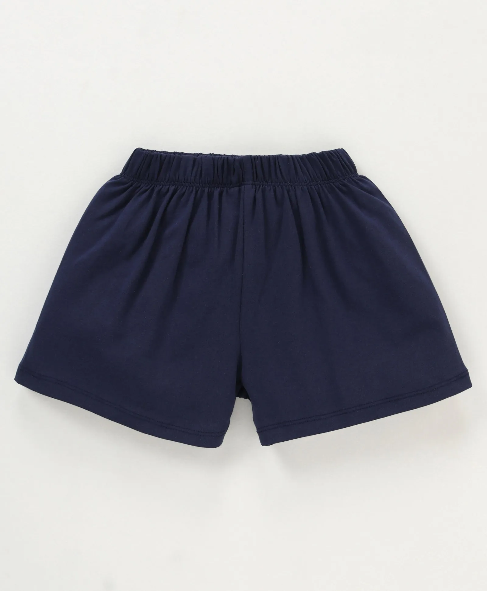 Polka V shape Frill with Bow Top Short Set