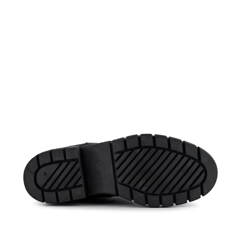 Rebel Chelsea High Leather Boot (Black)