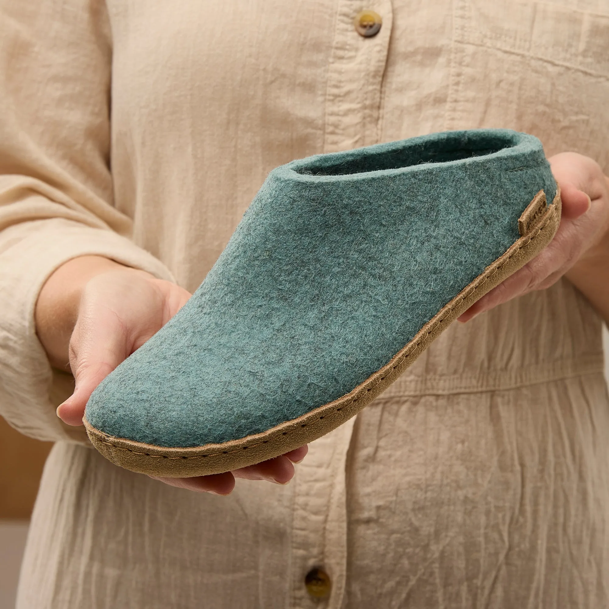 Slip-on with leather sole - North Sea