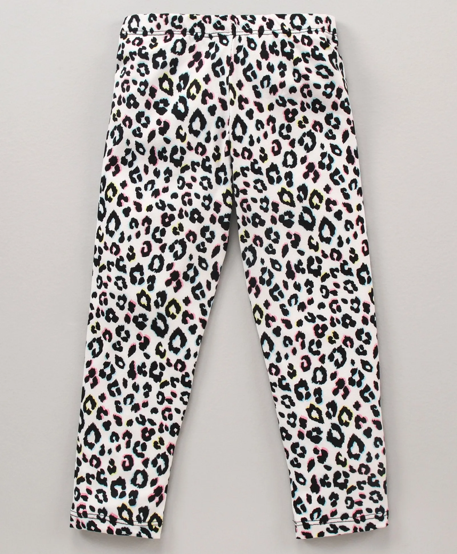 Solid Vee Frill Top Leggings Set