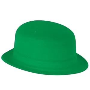 St. Patricks Day Party Green Velour Derby (24 per Case)