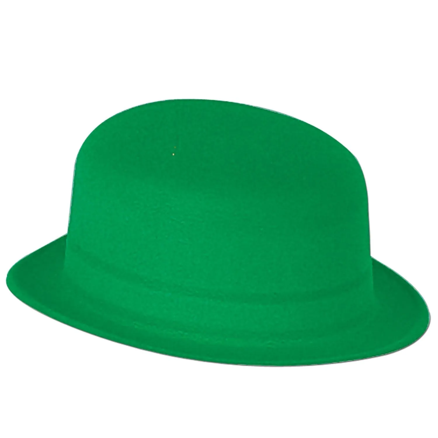 St. Patricks Day Party Green Velour Derby (24 per Case)