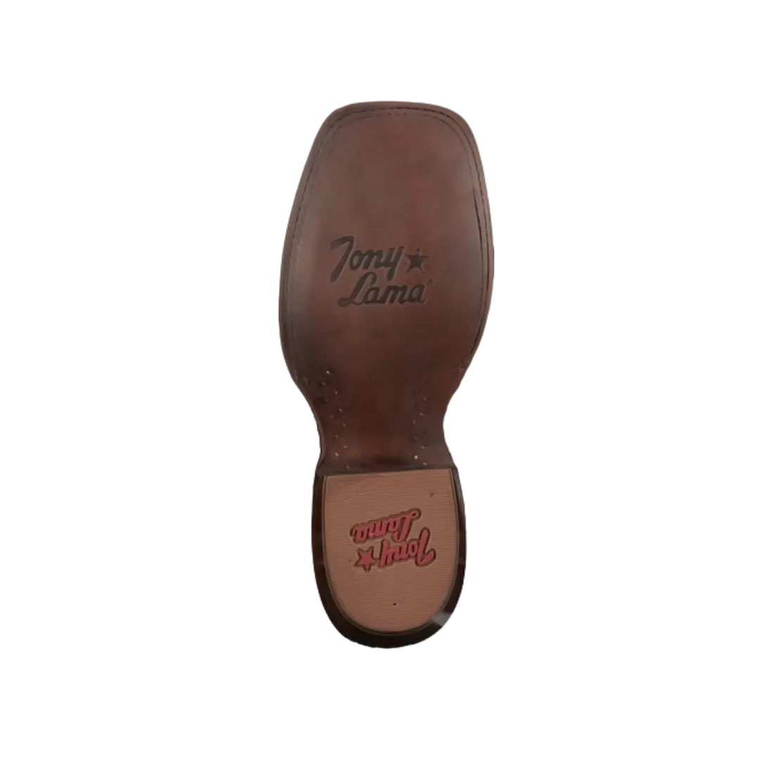 Tony Lama Women's Rowena Espresso Leather Cowboy Boots