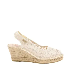 Vegan Floral Cotton Blend Espadrilles For Women - Bea-IK