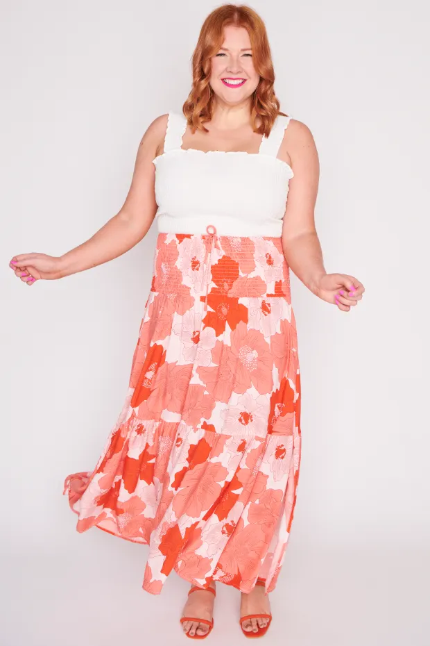 Willy Popping Orange Skirt
