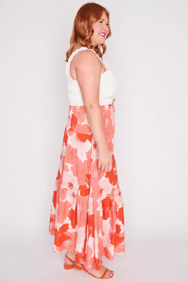 Willy Popping Orange Skirt
