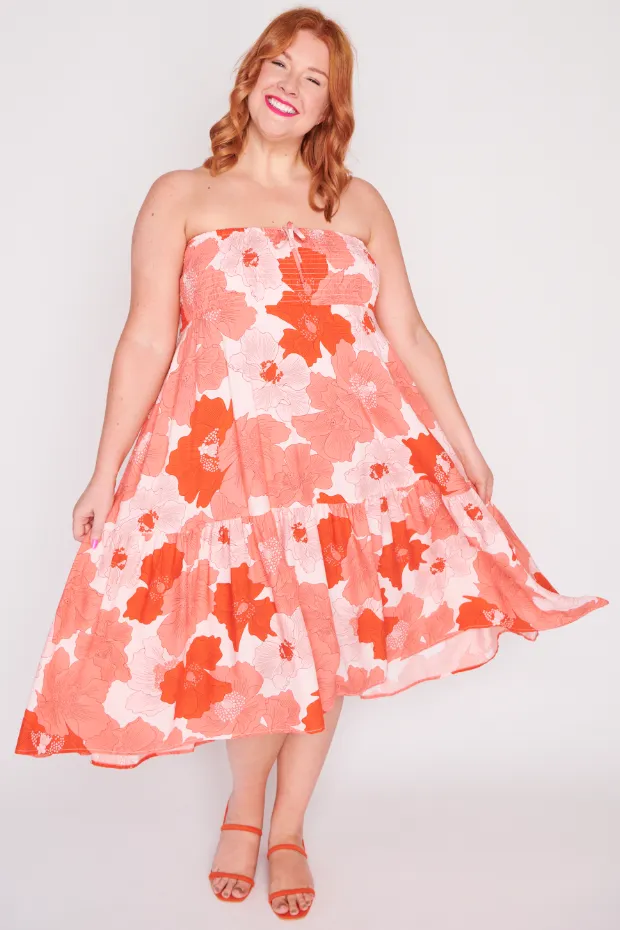 Willy Popping Orange Skirt