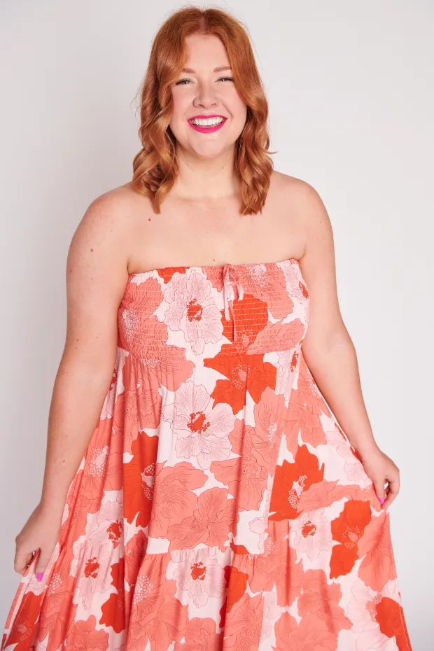 Willy Popping Orange Skirt