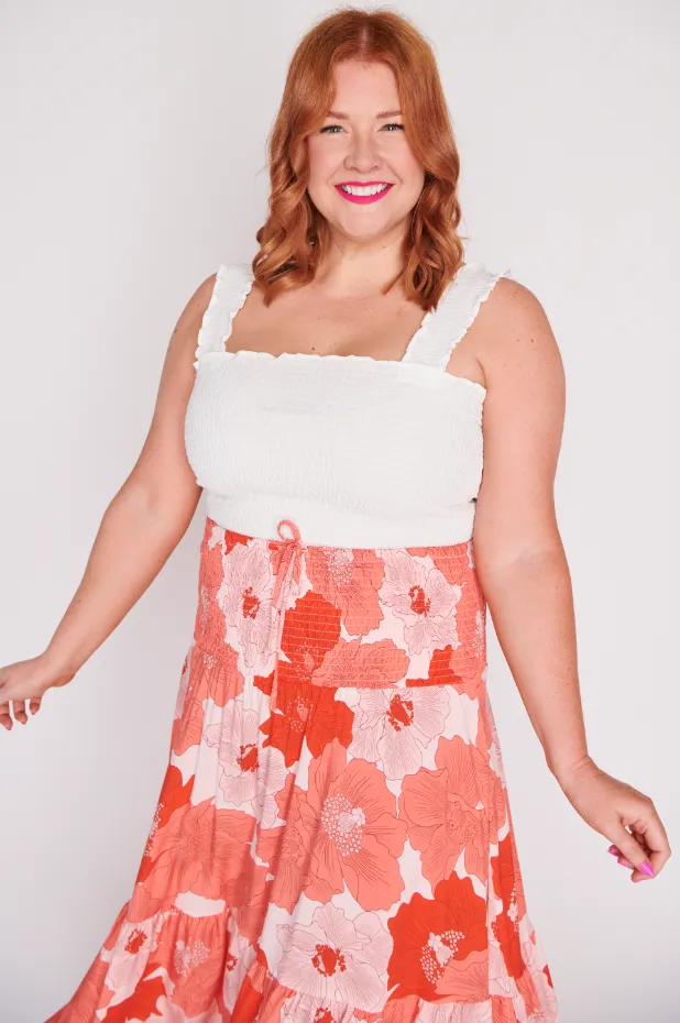 Willy Popping Orange Skirt