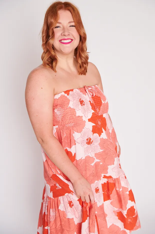 Willy Popping Orange Skirt