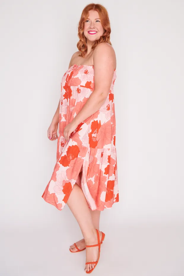 Willy Popping Orange Skirt