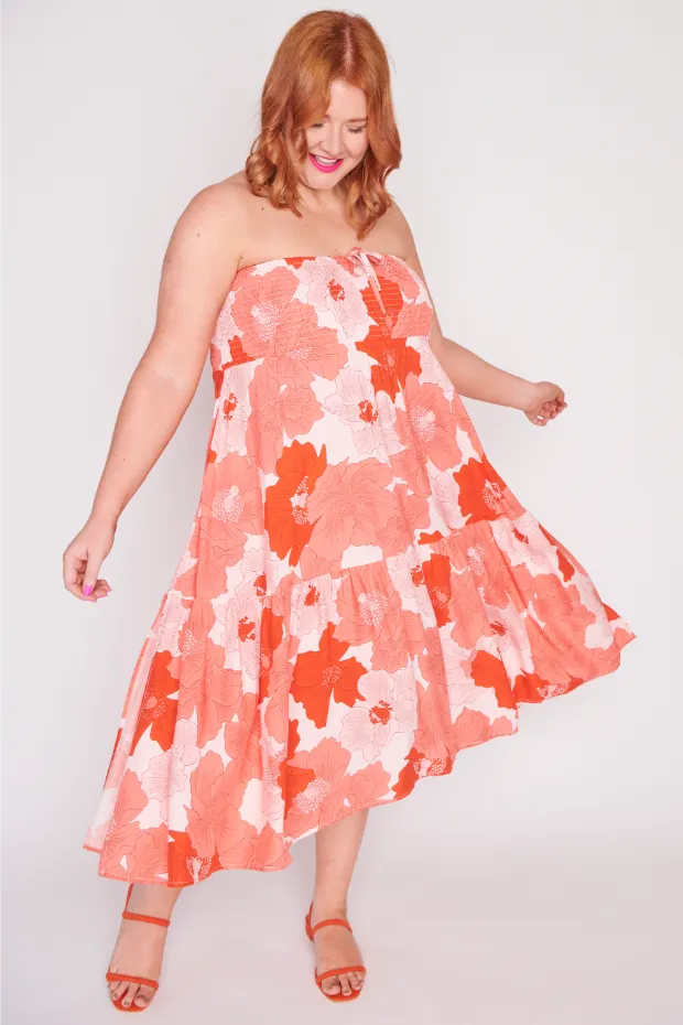 Willy Popping Orange Skirt