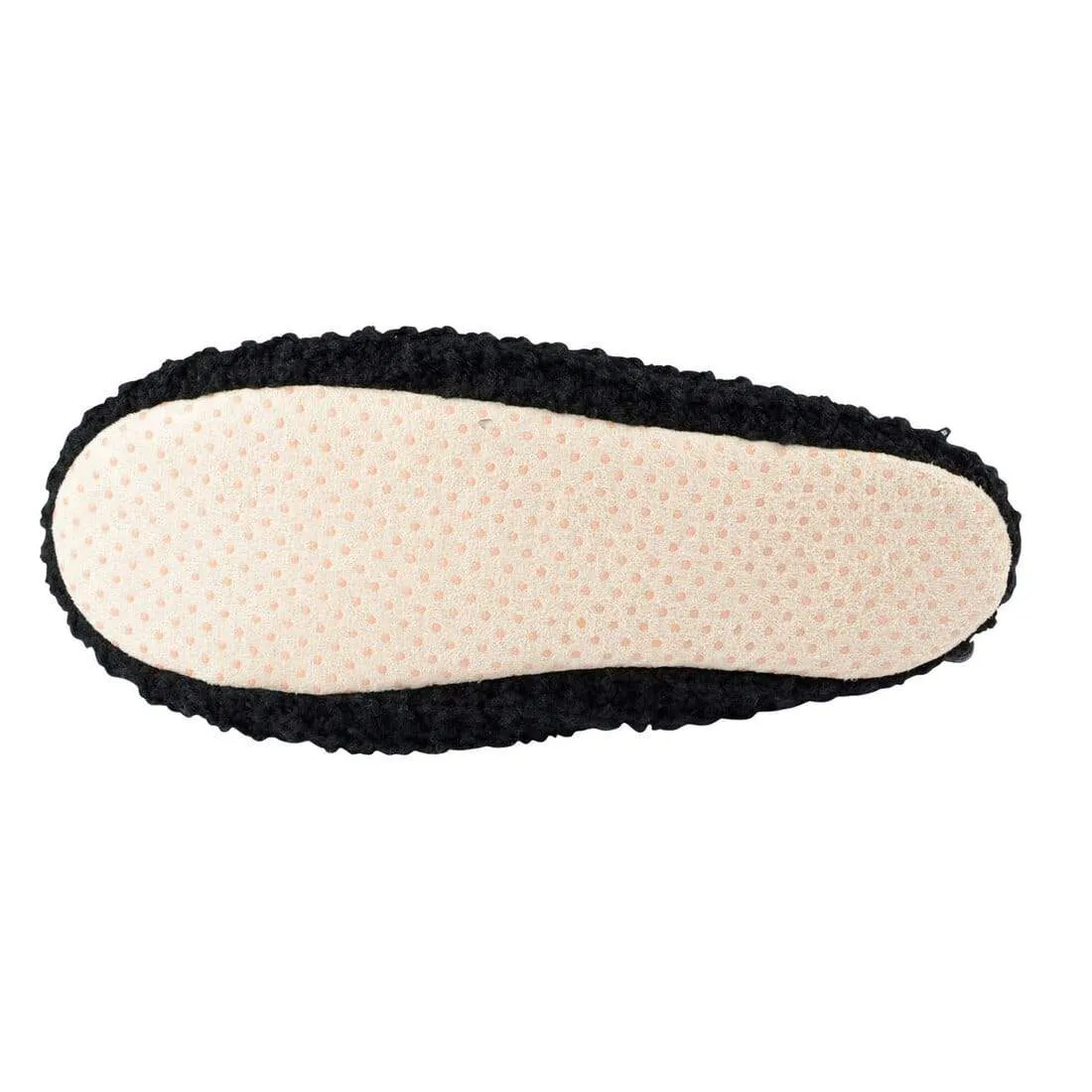 Womens Millie Knitted Ballet Slippers With Leopard Print