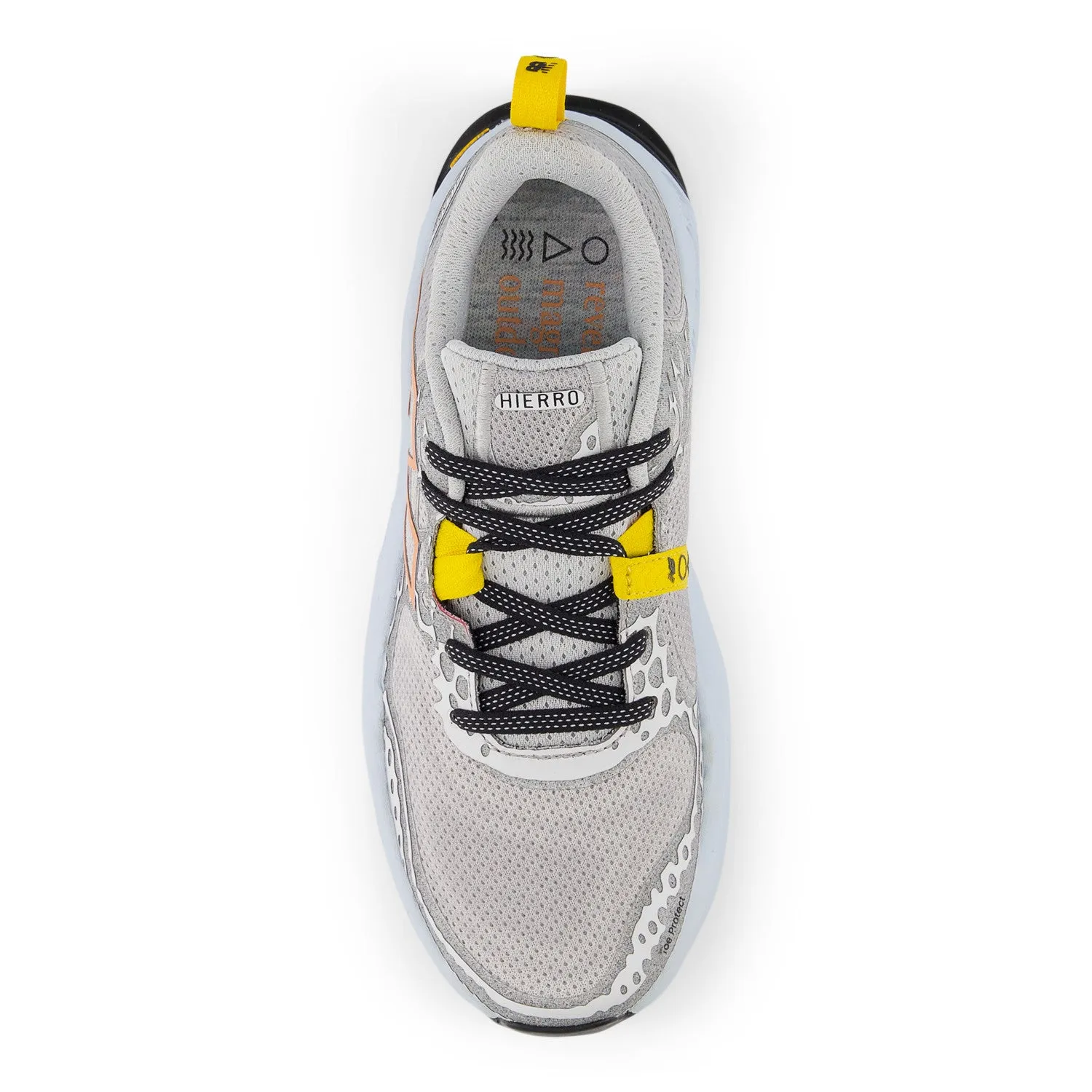 Women's New Balance Fresh Foam X Hierro v8 Color: Grey Matter with Quarry Blue