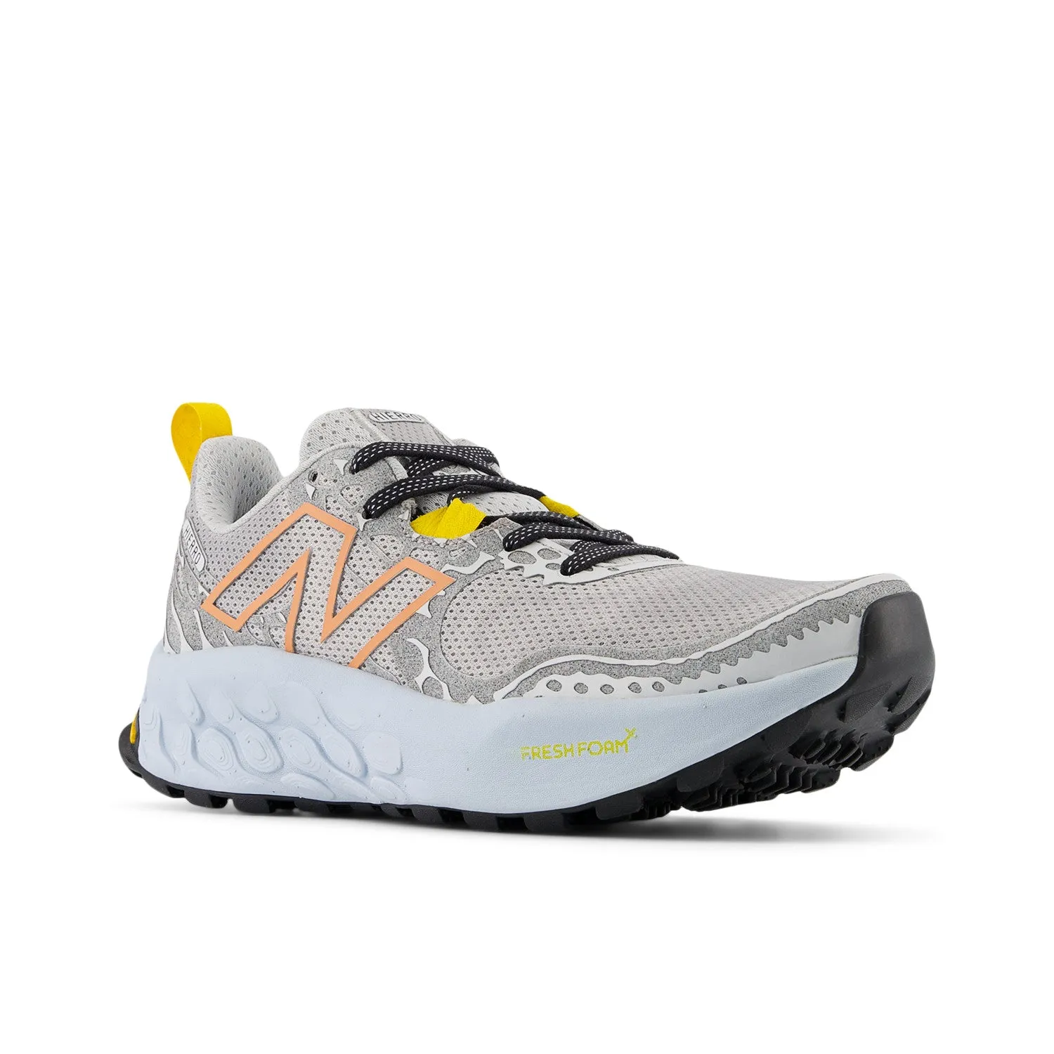 Women's New Balance Fresh Foam X Hierro v8 Color: Grey Matter with Quarry Blue